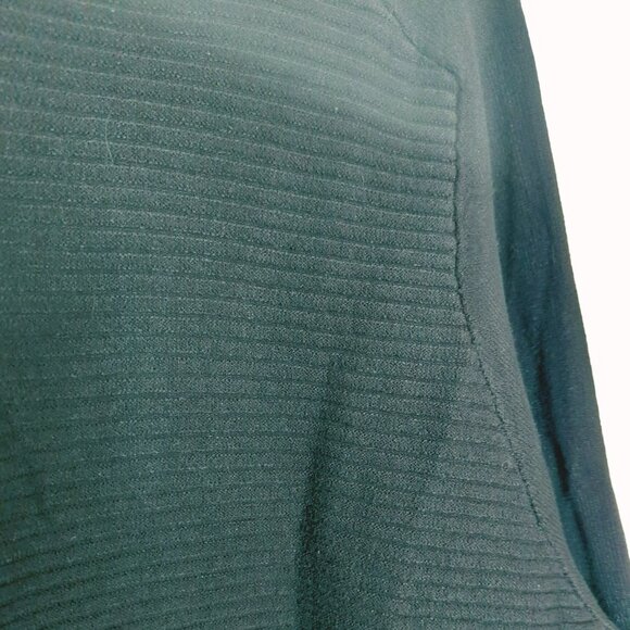 Eloquii Womens Plus Black Cowl Neck Sweater Size 22/24 Ribbed Pattern - Picture 5 of 7